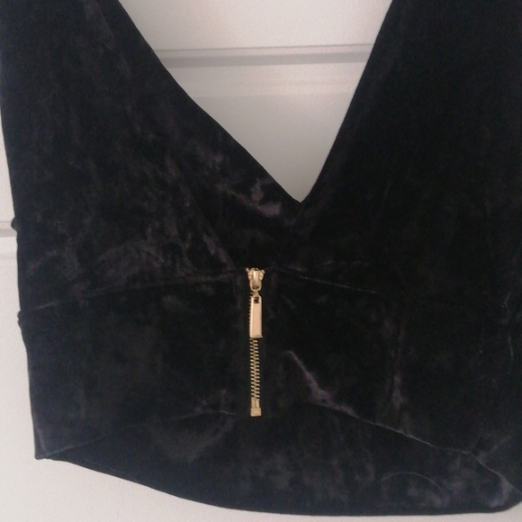 Velvet crop top - Picture 3 of 3